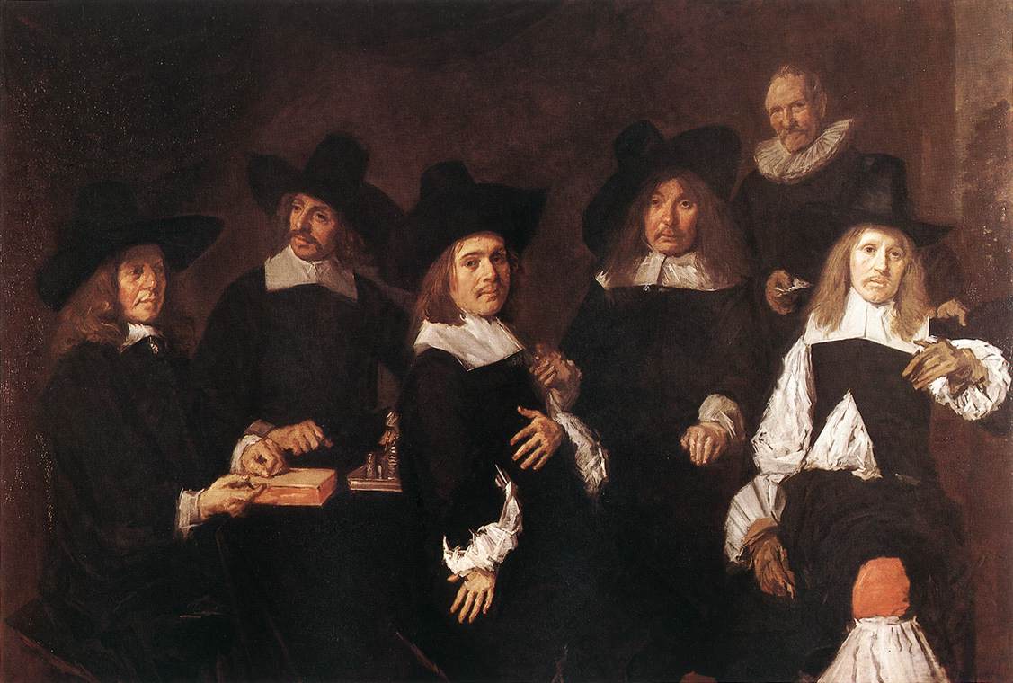 Super Dark Painting of Regents of the Old Men's Almhouse