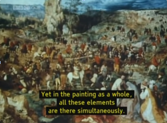 Entire painting of The Road to Calvary